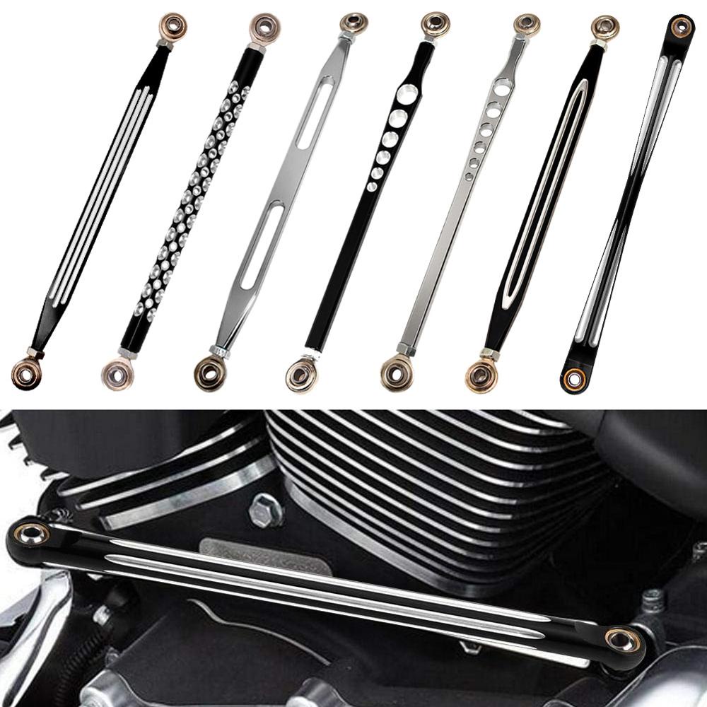 JK 330mm Aluminum Motorcycles Gear Shift Linkage Lever Black CNC For