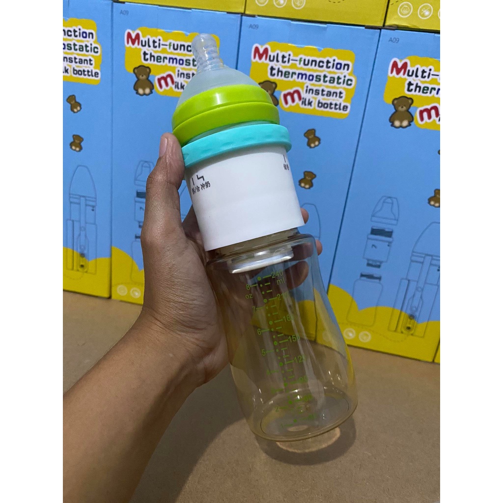 ஐ☼Mom's Good Helper Quick Milk Feeding Bottle with Portable Milk