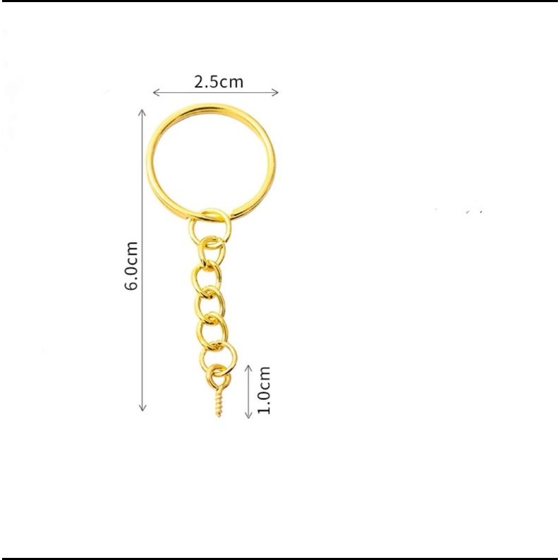 Keychain with Open screw eye pin (10pieces) Shopee Philippines