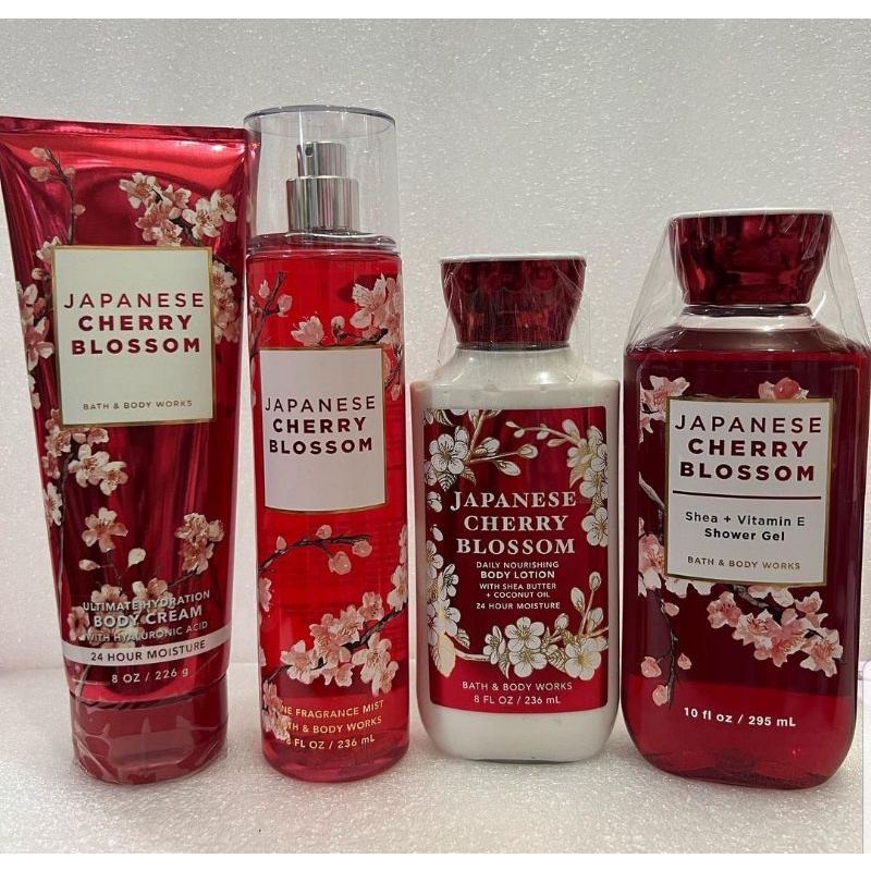 Bath & Body Works Japanese Cherry Blossom Mist & Lotion Shopee