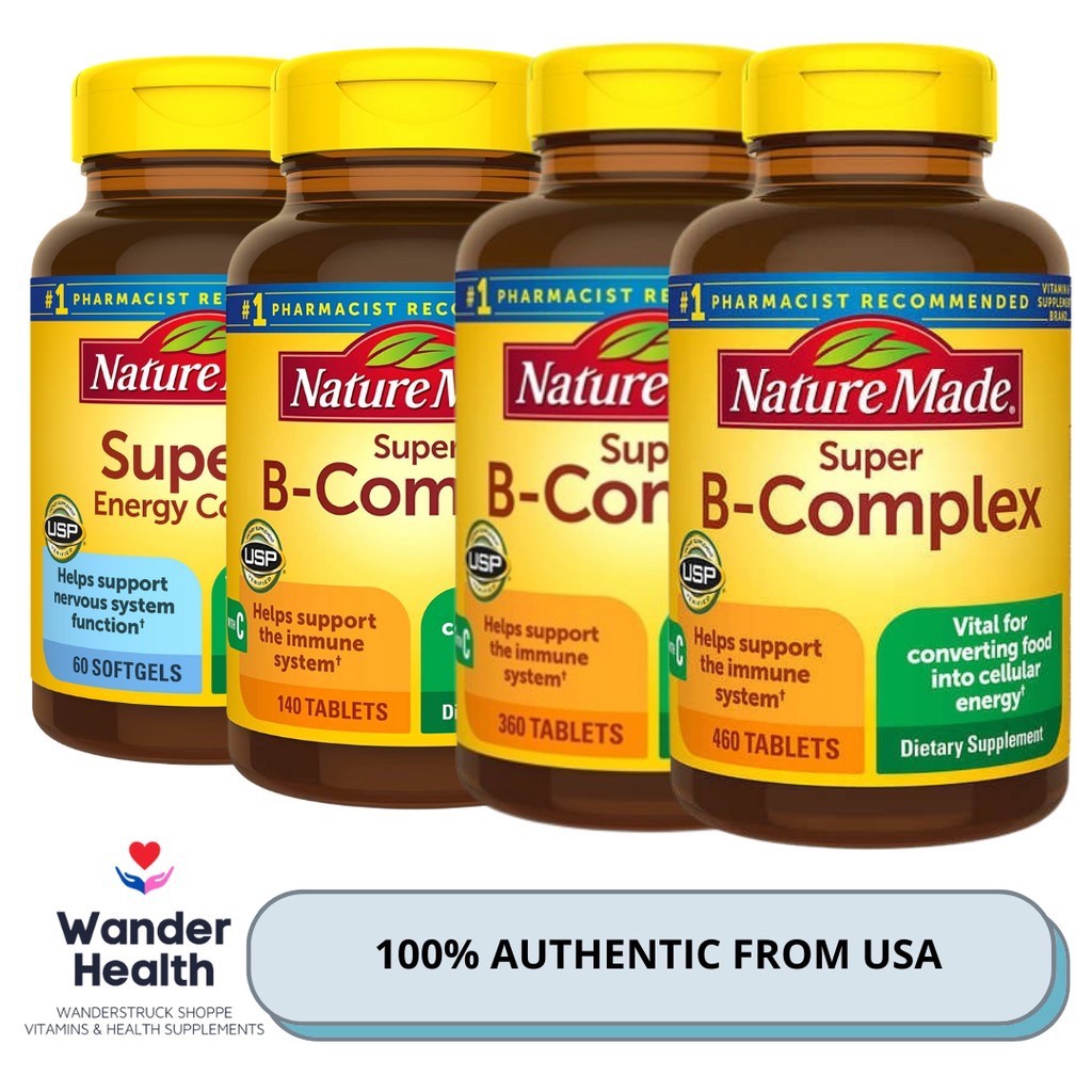 Nature Made Super B Complex with Vit C KL Super B Complex Vitamin B