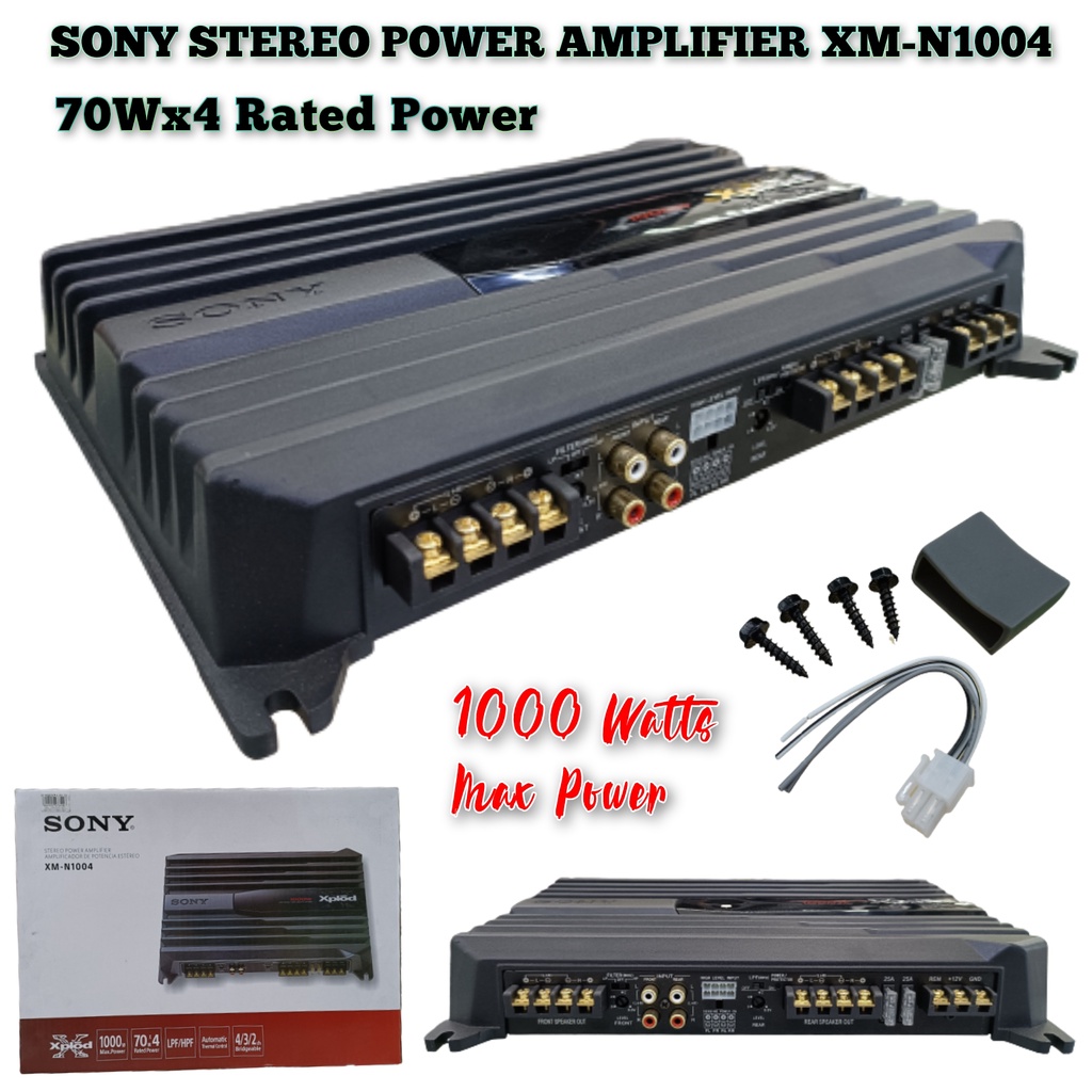 CPAO SONY STEREO POWER AMPLIFIER XMN1004 70Wx4 1000W RATED POWER (7342
