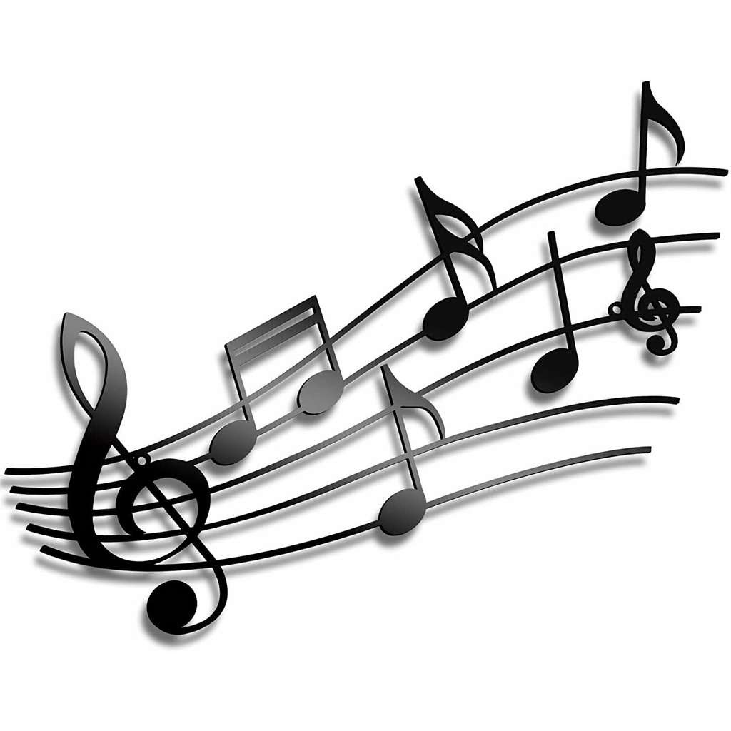 Music Note Wall Decor Metal Music Notes Wall Art Music Theme Note