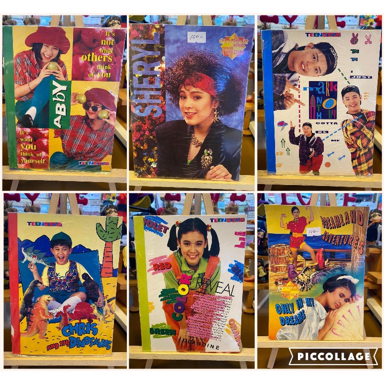 VINTAGE ARTISTA NOTEBOOK CELEBRITY COVERS 90s NOTEBOOK COVERS