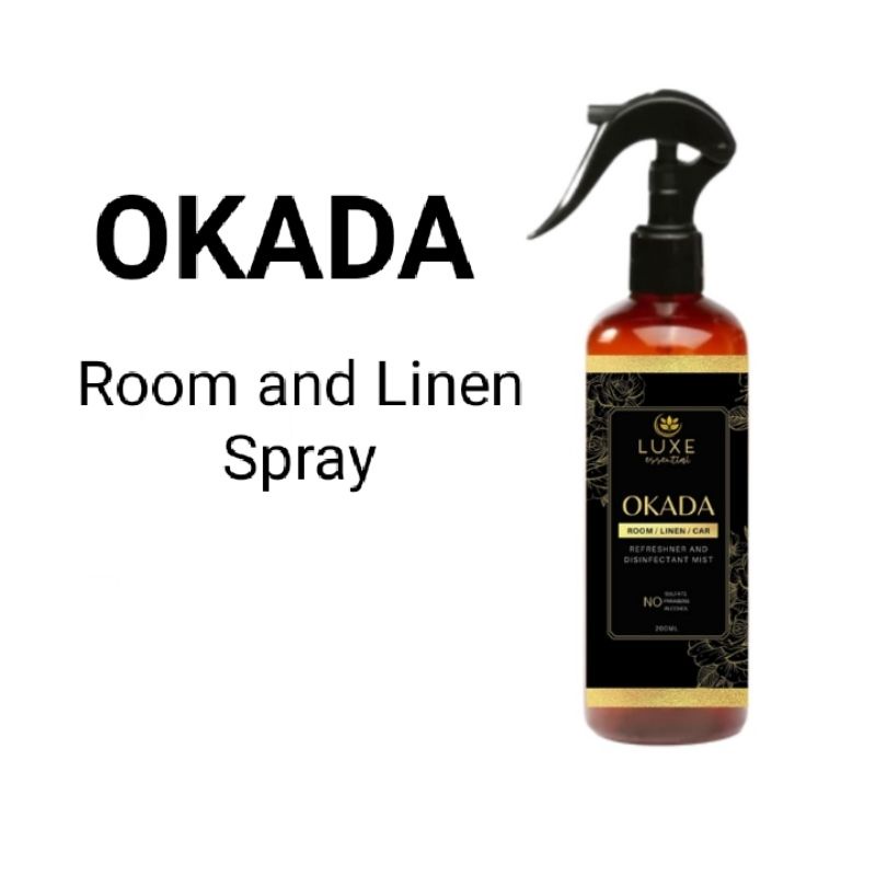 COD ready O'kada Room and Linen Disinfectant Spray Luxe Essential Home