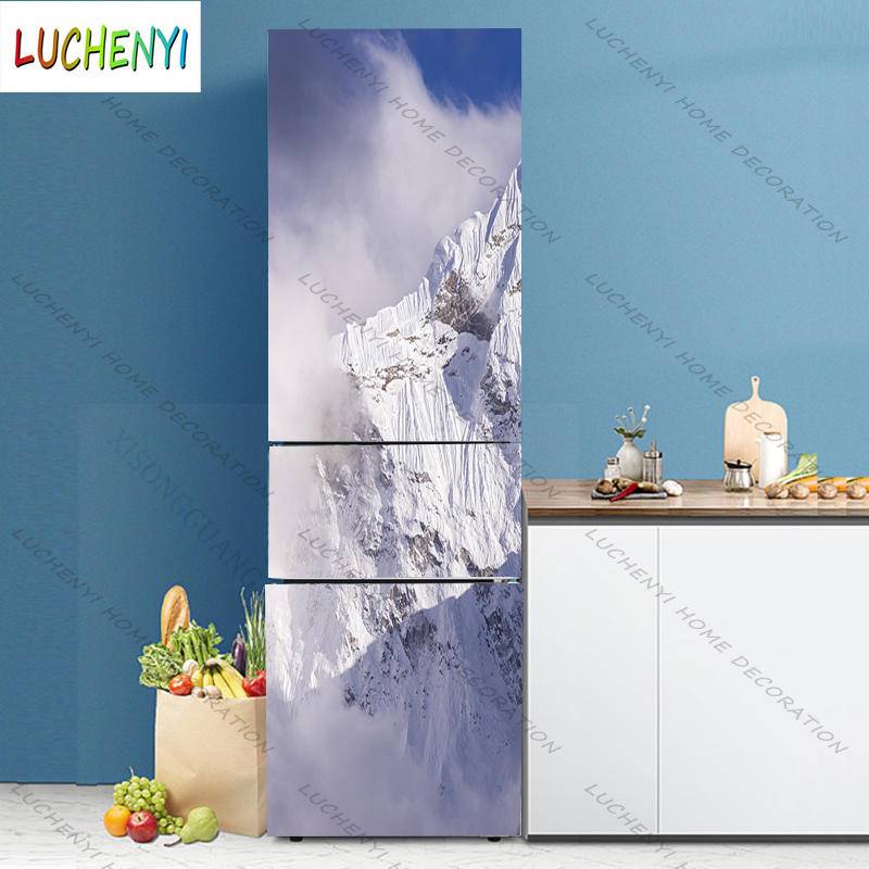 3D selfadhesive refrigerator cling film freezer sticker refrigerator