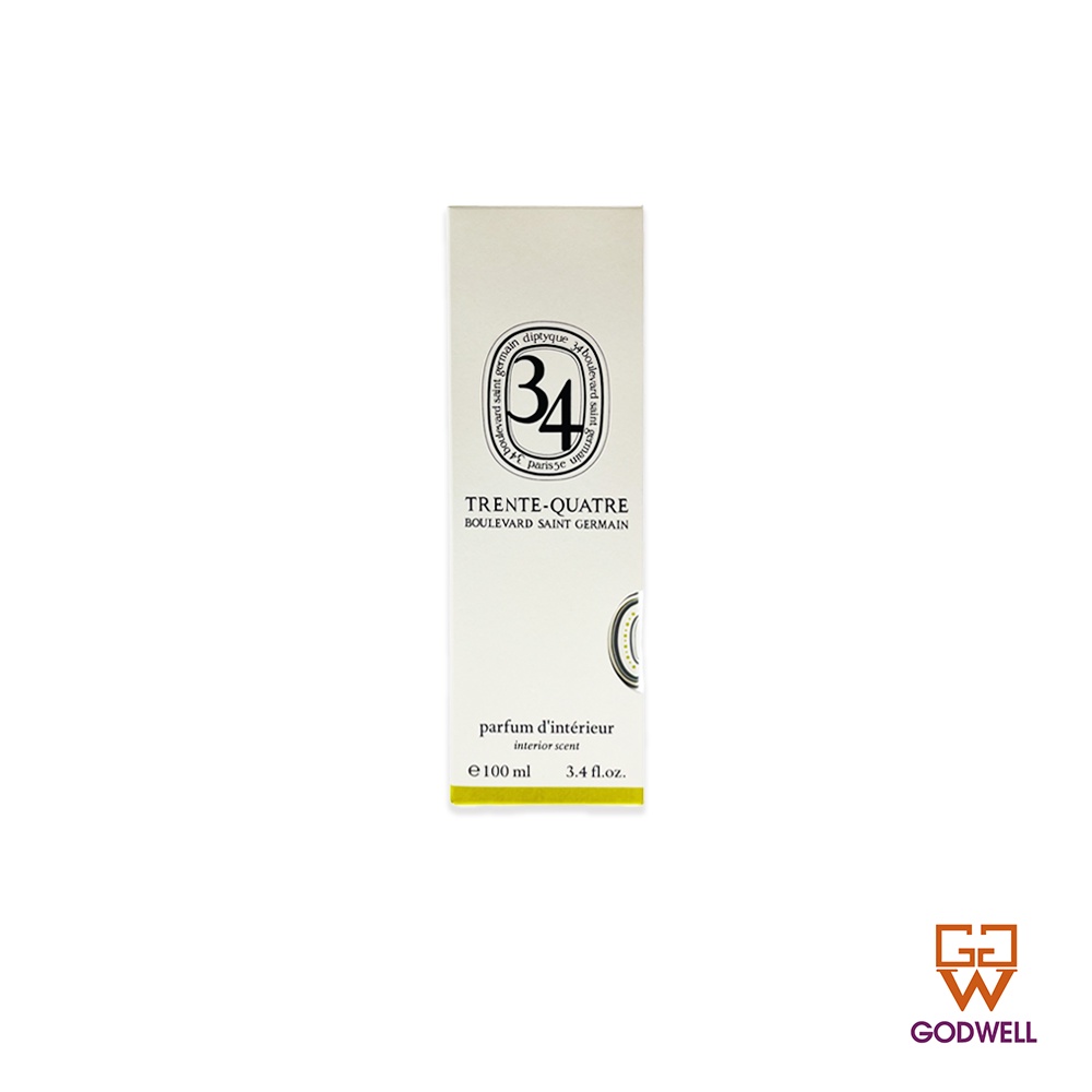 DIPTYQUE 34 BOULEVARD SAINT GERMAIN ROOM SPRAY 100ml Ship From