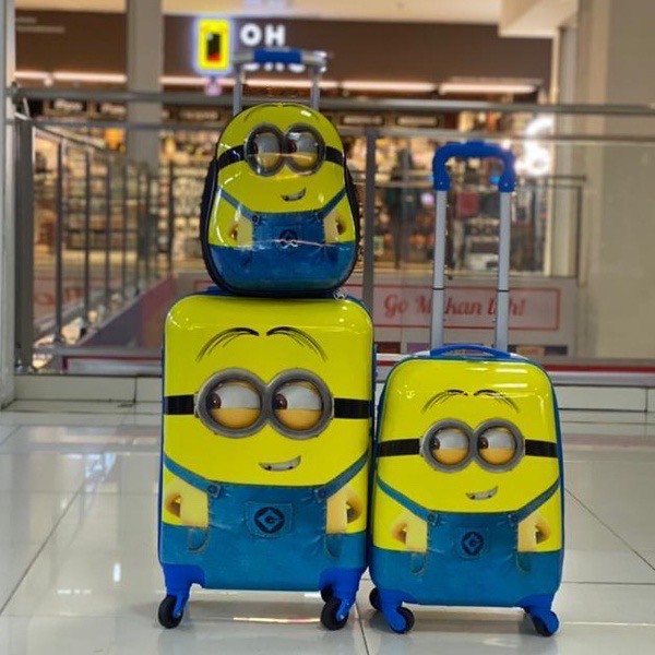 Minion Kids Luggage (16"/20") Shopee Philippines
