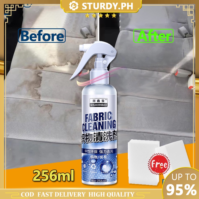 256ML Fabric Cleaner Car Interior Polished Leather Cleaner Dashboard