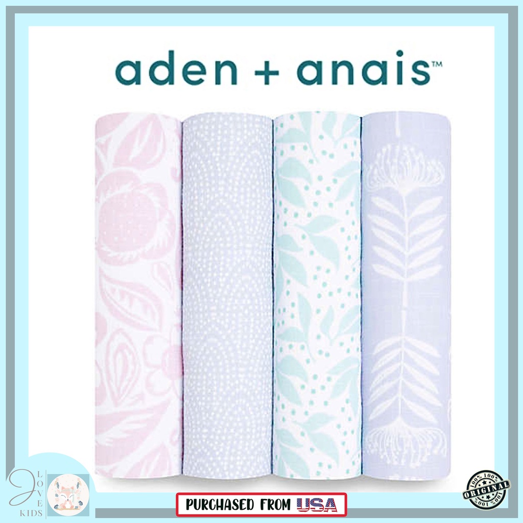 Aden + Anais 4 pack Muslin Swaddle Shopee Philippines
