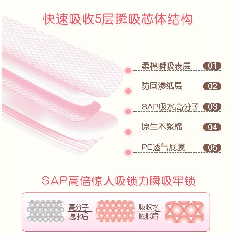 sanitary napkin cBeautiful Angel maternity sanitary napkin lengthened