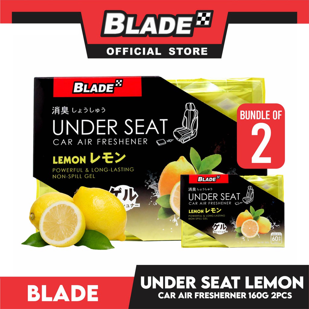 Blade 2pcs Under Seat Car Air Freshener 160g (Lemon) Shopee Philippines