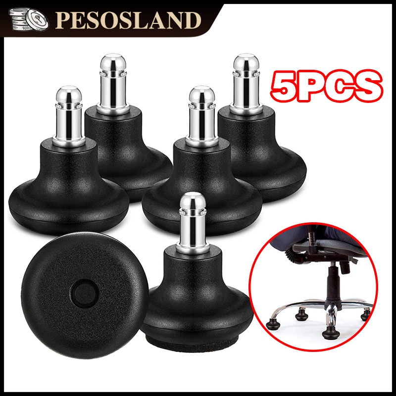 5Pcs 2 Inch Bell Glides For Office Chair Without Wheels Universal Fixed