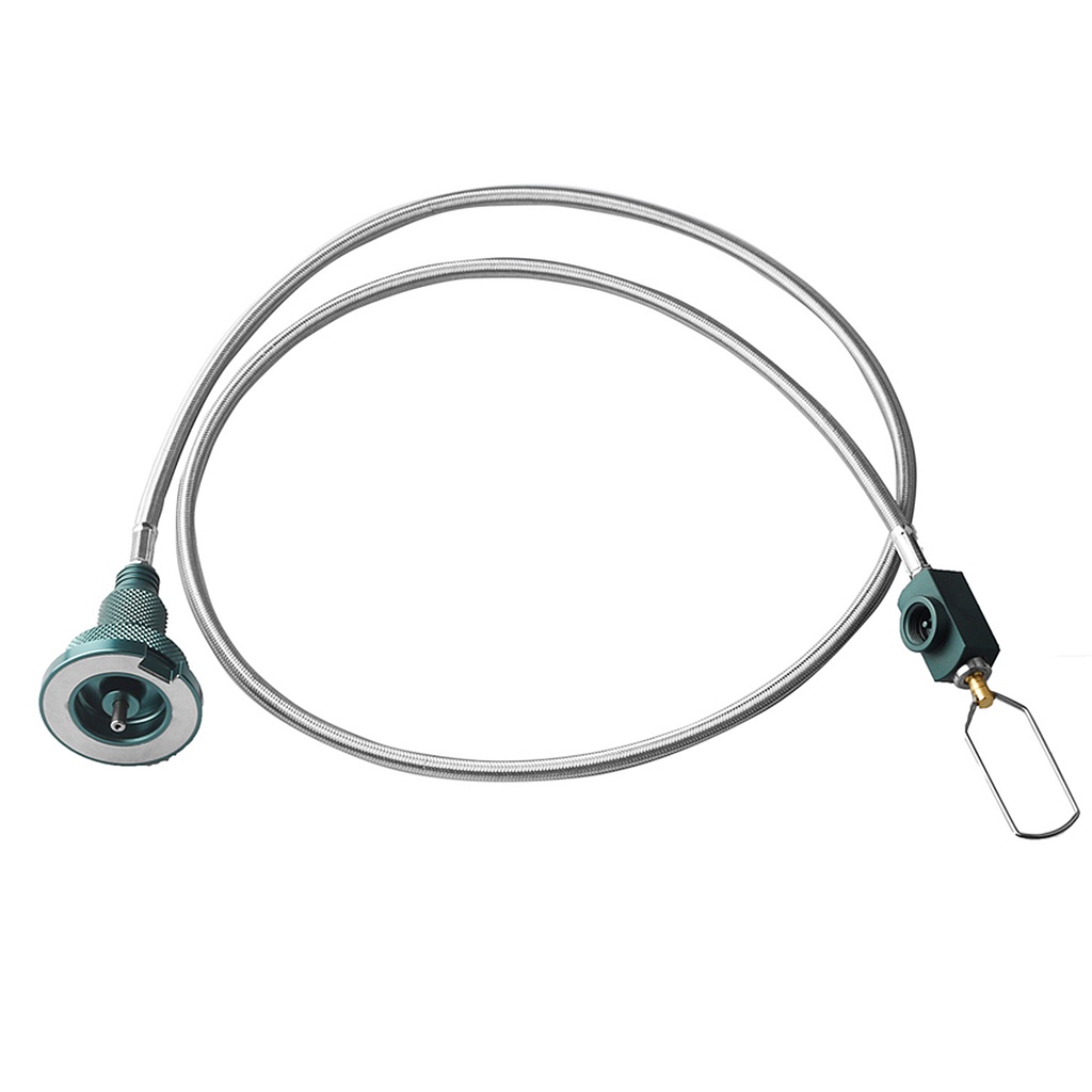 Outdoor Camping Picnic Gas Adapter Stove Canister Converter Gas Tank Adapter Flat Gas Tank Hose