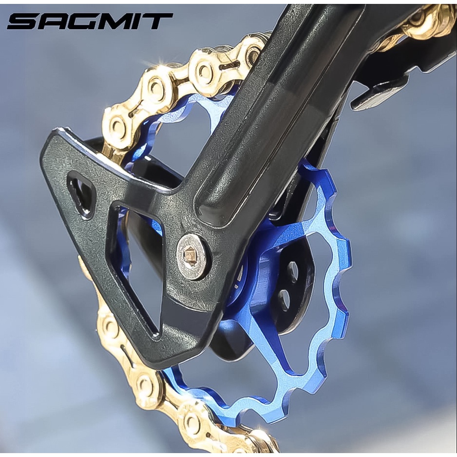 Sagmit Aluminum Alloy Rear Derailleur Pulley Sealed Bearing 11T 13T