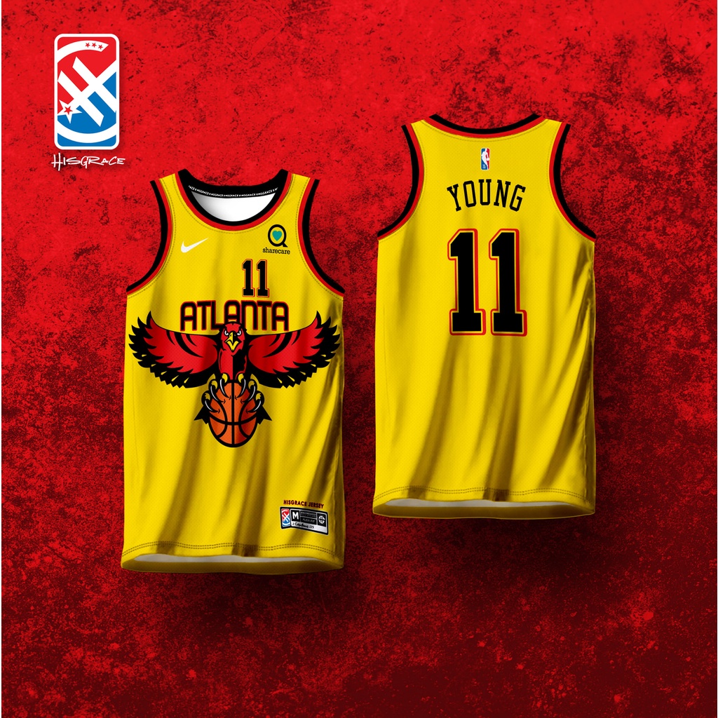 2022 ATLANTA HAWKS YOUNG CITY EDITION HG JERSEY Full Sublimation 3D