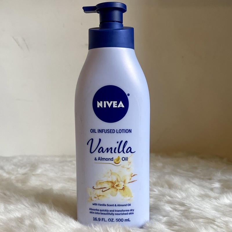 Nivea Vanilla and Almond Oil Body Lotion 500ml Shopee Philippines