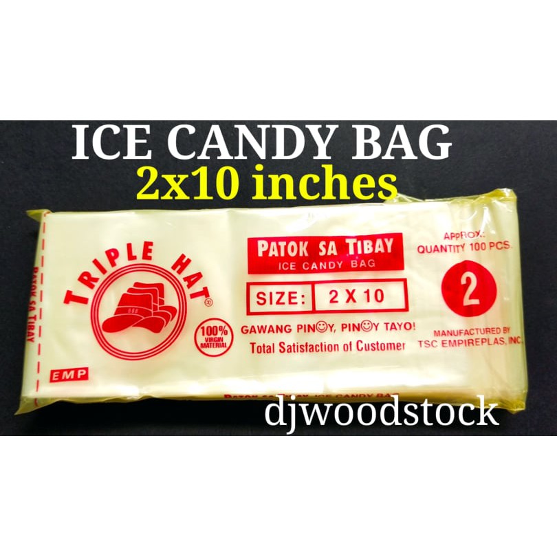 ICE CANDY BAG 2x10 inches approx 100pcs Shopee Philippines