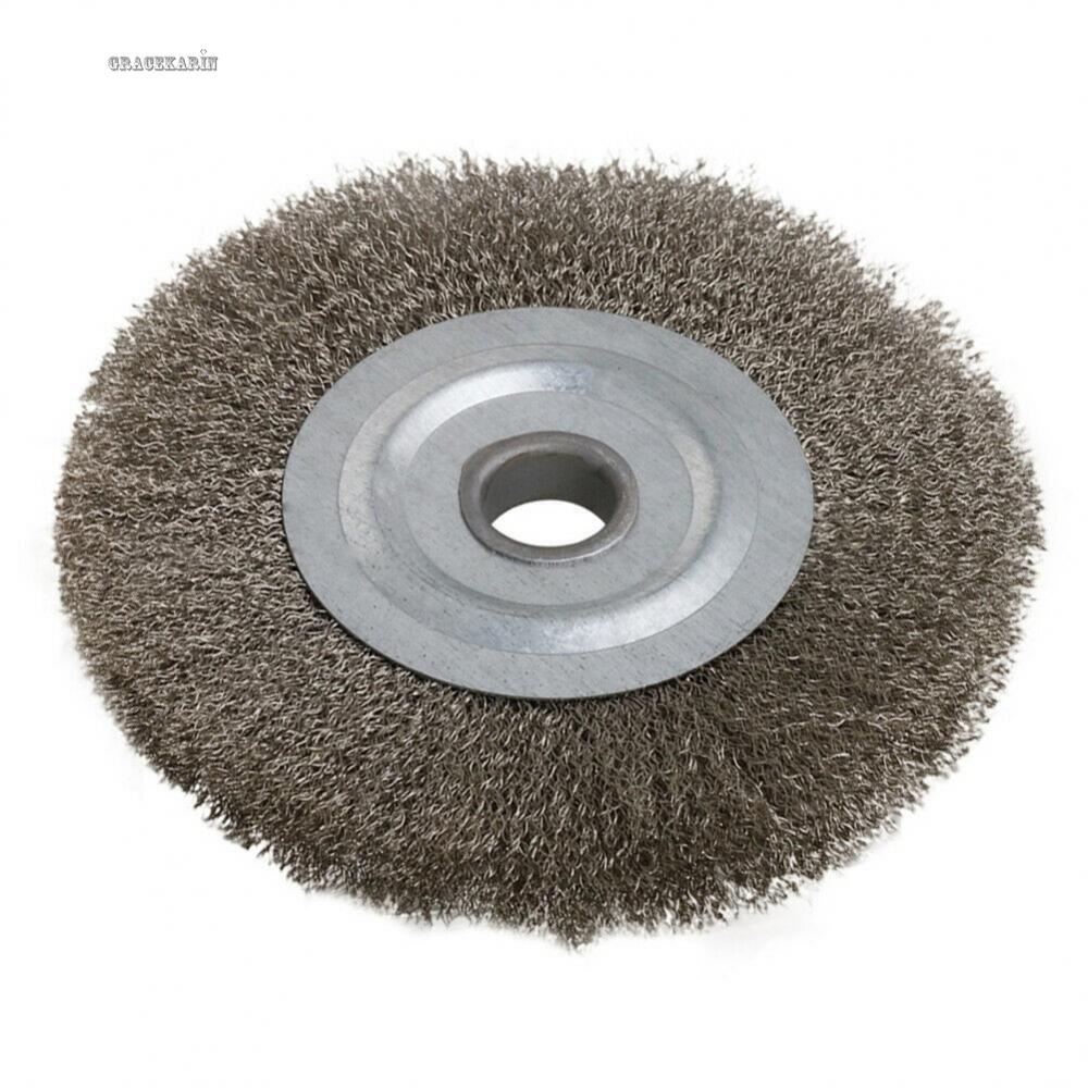 3Inch Flat Crimped Stainless Steel Wire Wheel Brush for Angle Grinder 1