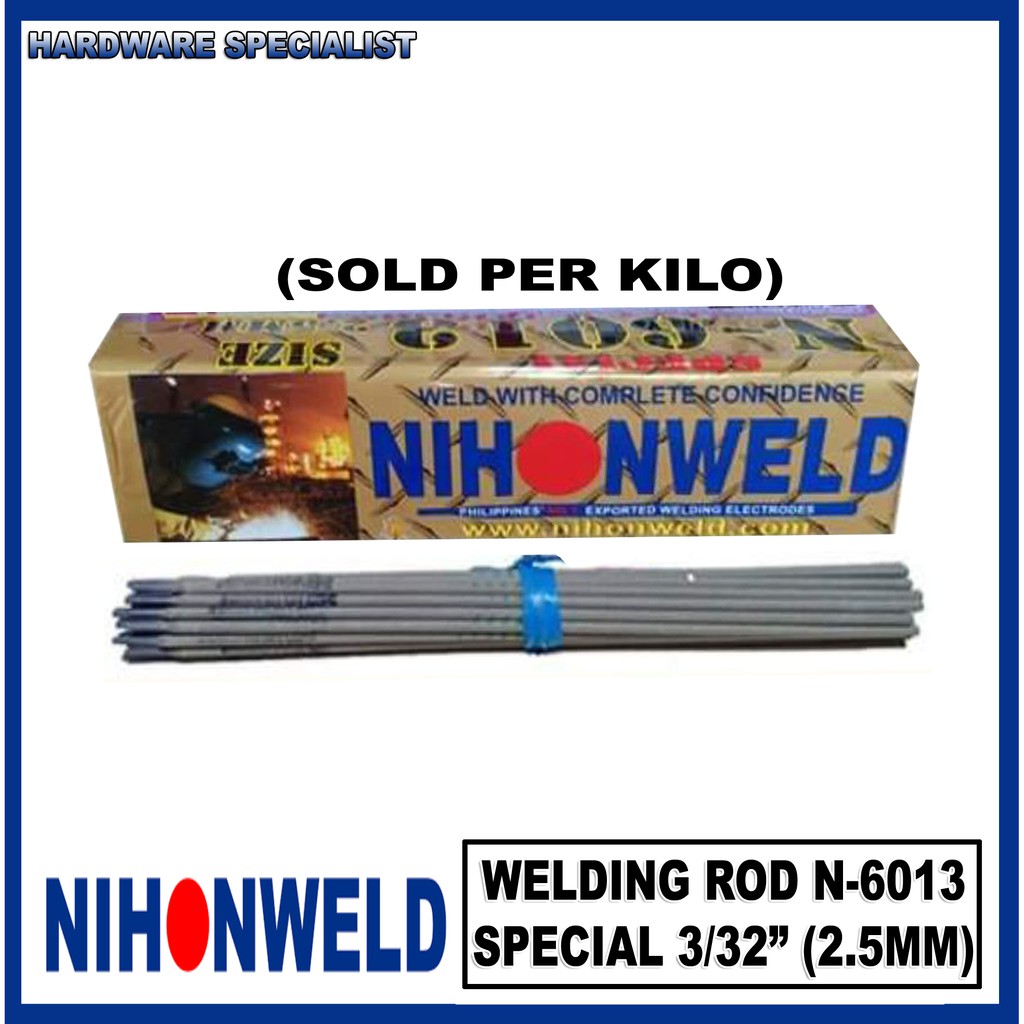 Welding Rod Nihonweld N6013 3/32” 2.5 mm Special PRICE PER KILO