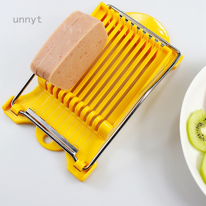 Unnyt Luncheon Meat Slicer 304 Reinforced Stainless Steel Boiled Egg