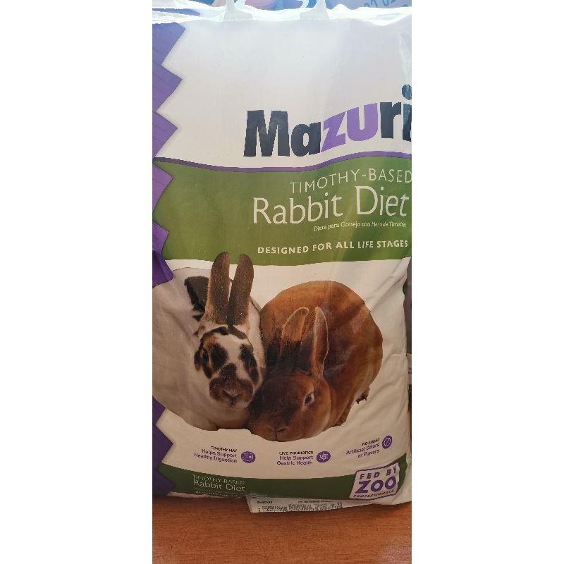 Bagong listahan ng produkto Mazuri Timothy Hay Based Rabbit Pellets 1kg