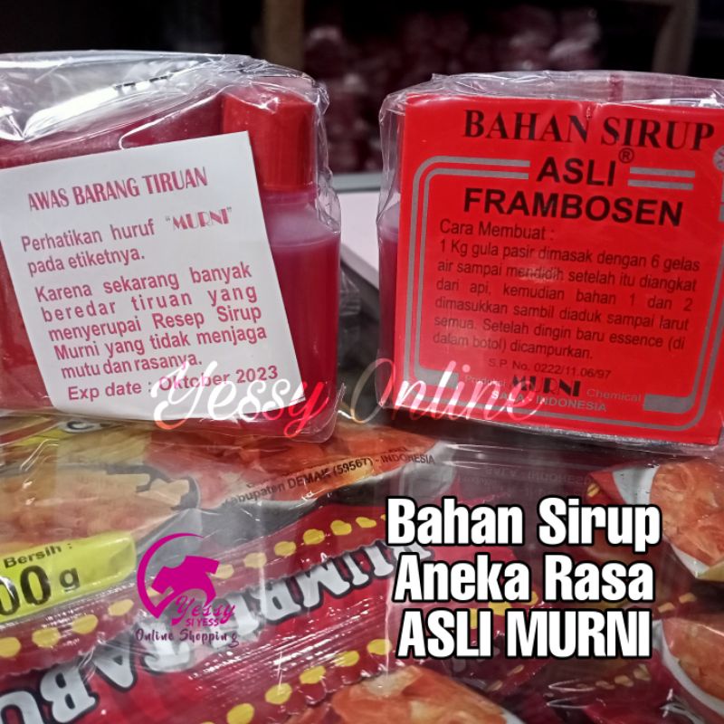 Original Pure Syrup Ingredients ESSENSE Flavor Drinks Assorted Flavors