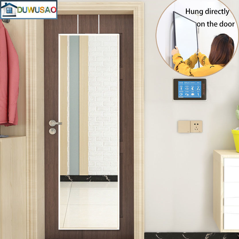 en Hanging On Door Full Body Mirror Selfadhesive Wall Mirror Long Mirror Vanity Mirror Dressing