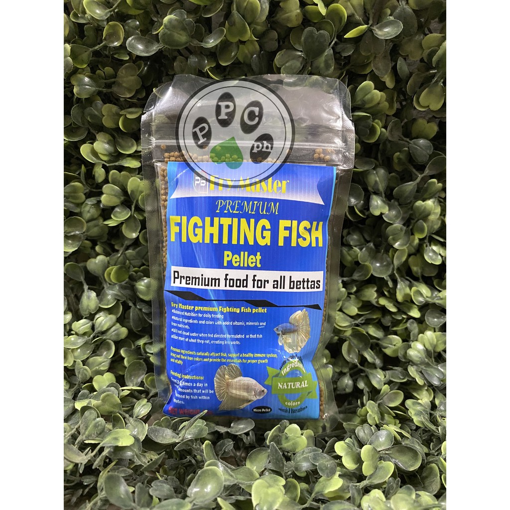 Fry Master Premium Fighting Fish Pellet for All Bettas 40g Shopee