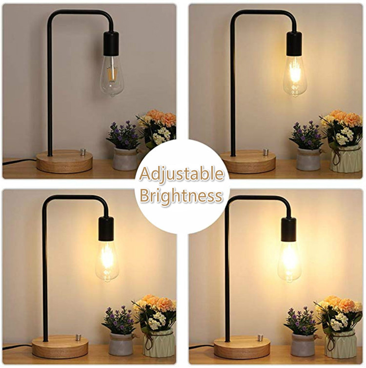 Dimmable Study Table Lamp Edison Desk Lamp Bedside Lamp Industrial
