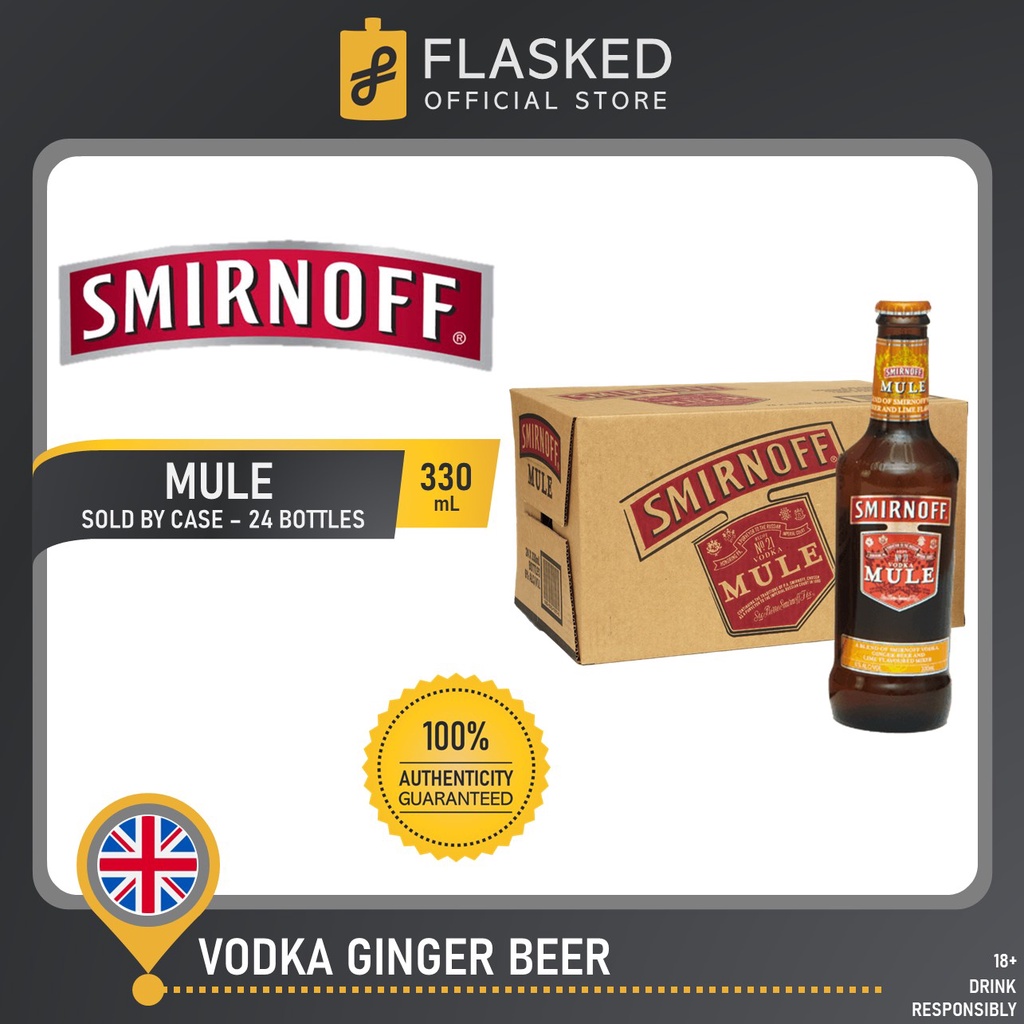 Smirnoff Mule Vodka Ginger Beer 330mL 1 Case Shopee Philippines