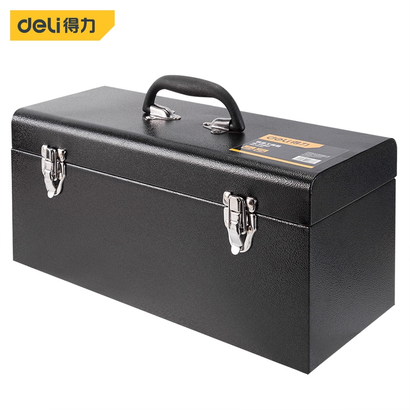 Deli Iron Box Toolbox Holdall Professional Tool Box Tools Flight Case Storage Case