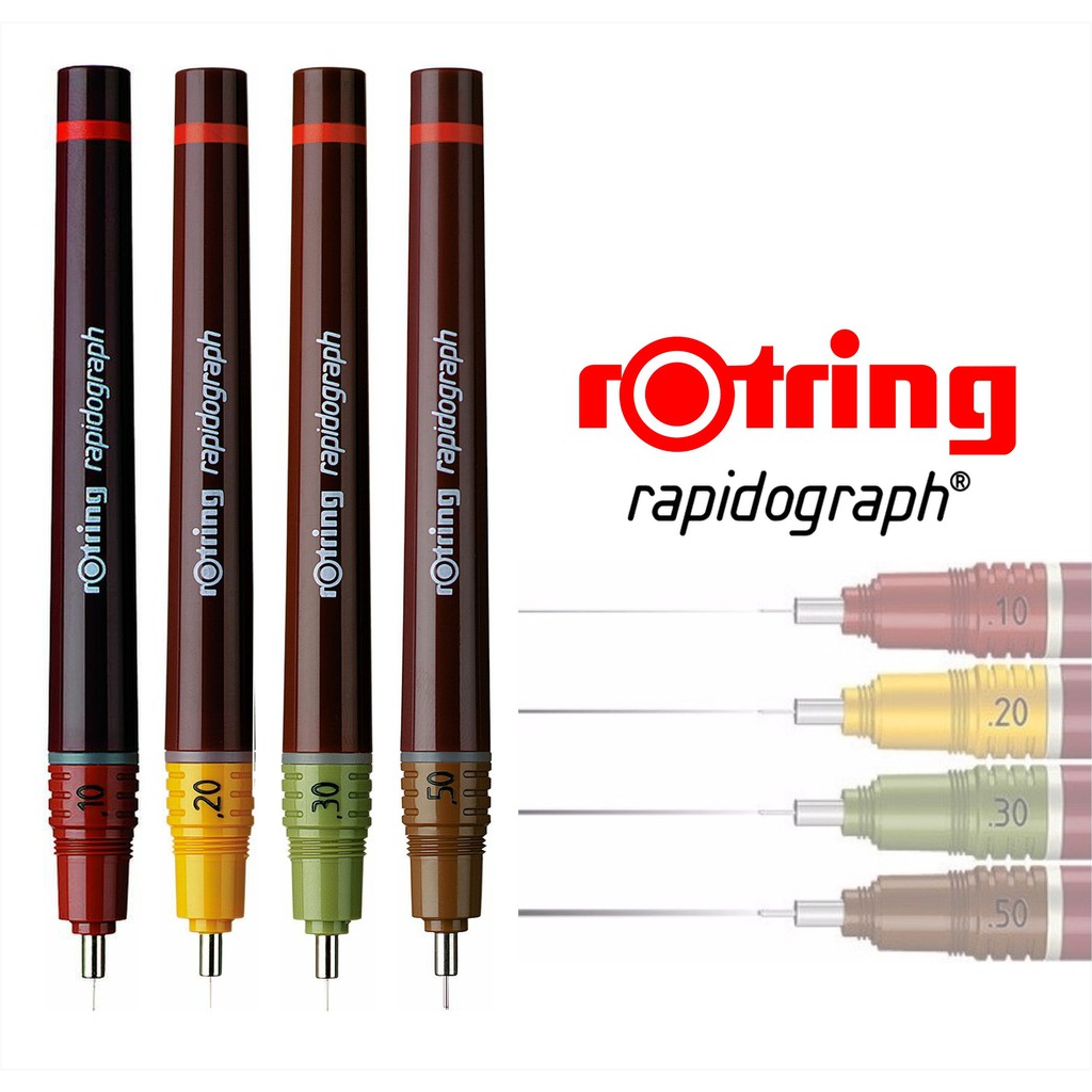 rOtring Rapidograph Drafting Pen (4 Sizes Available) Shopee Philippines