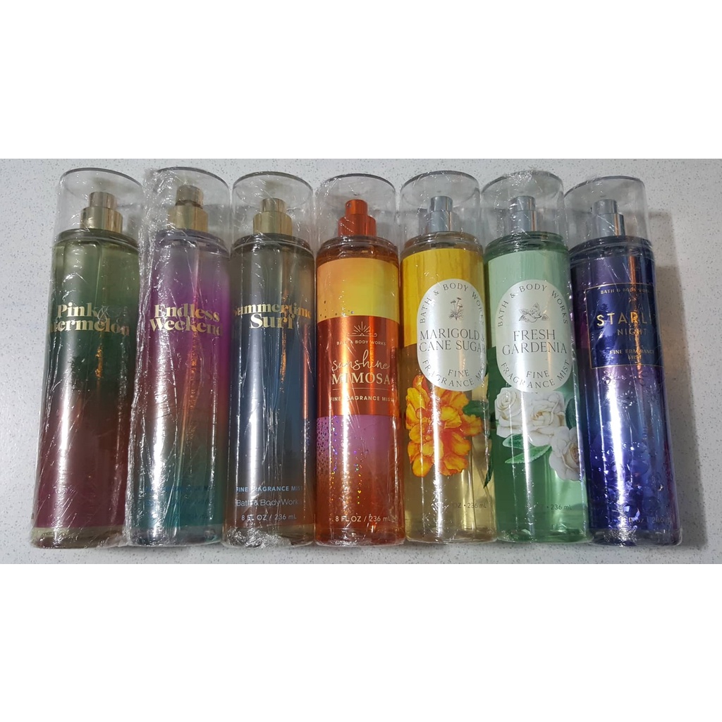Bath and Body Works Fine Fragrance Mist 2022 (236 mL) Shopee Philippines