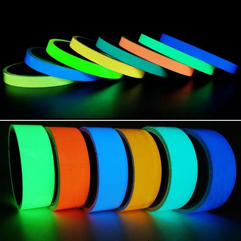 Wdith 2cm Colorful Glowing Selfadhesive Tape/ Night Warning