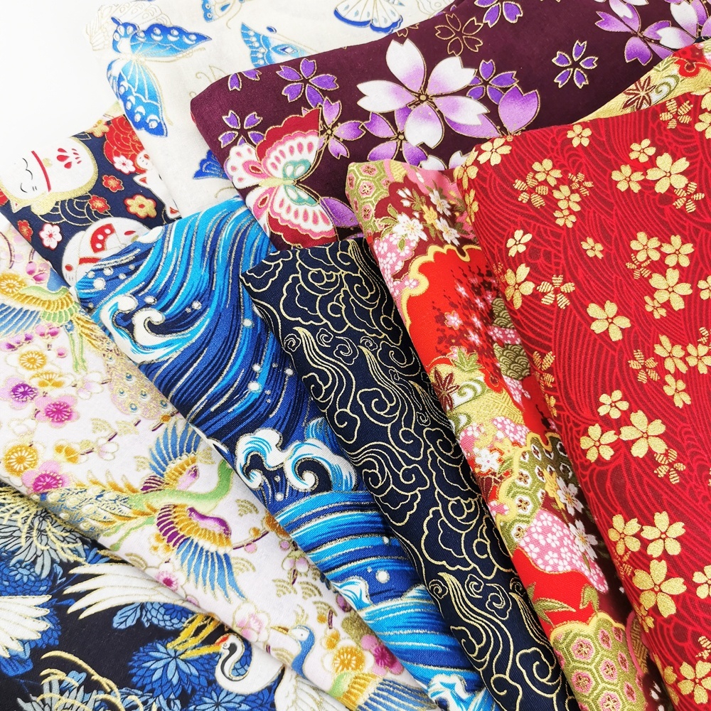 100 Cotton Linen Quilting Fabric Printed Fabrics For Patchwork DIY