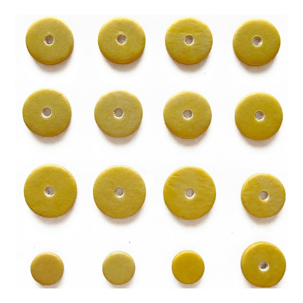 Avida Flute Pads 16 Pcs Open Hole Flute Button Pads Key Pads Portable