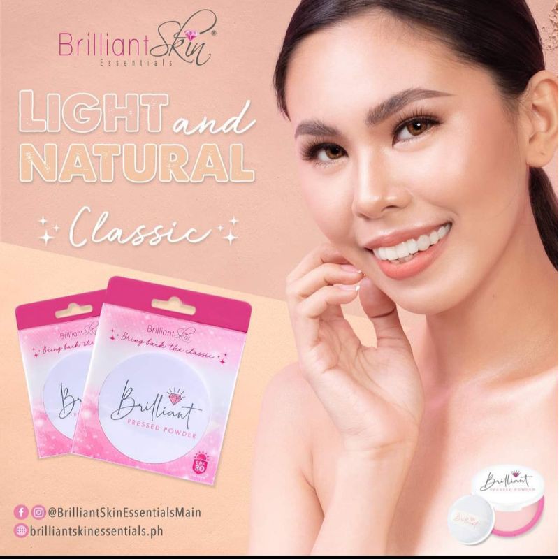 Pressed Powder SPF 30(Brilliant) Shopee Philippines