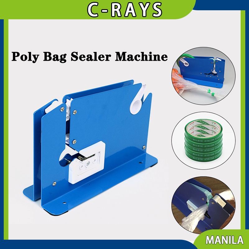 K8 Polybag Sealer Dispenser Bag Neck Sealer Tape Dispenser Supermarket