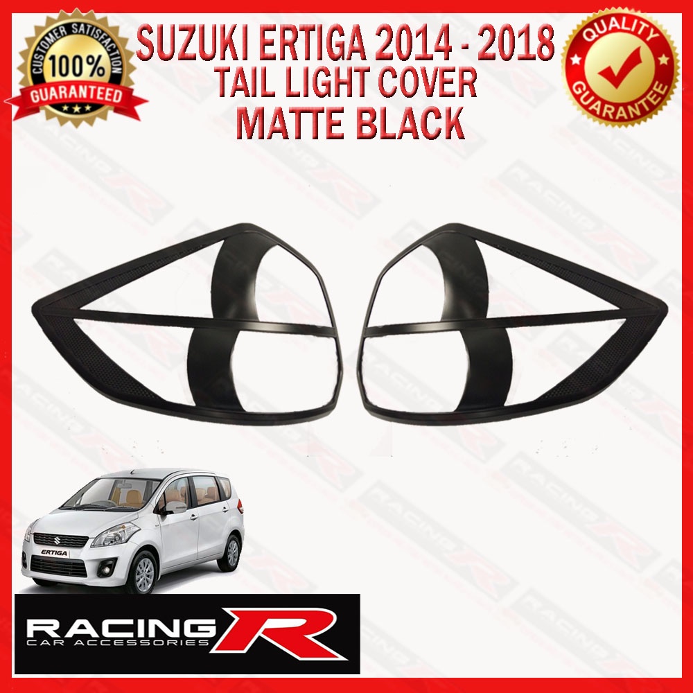 Ertiga 2014 2018 Tail Light Cover Matte Black Garnish ( taillight tlc ) (Suzuki Car