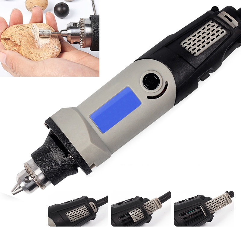 220V 400W Electric Die Grinder Power Drill 6 Variable Speed Rotary Tool