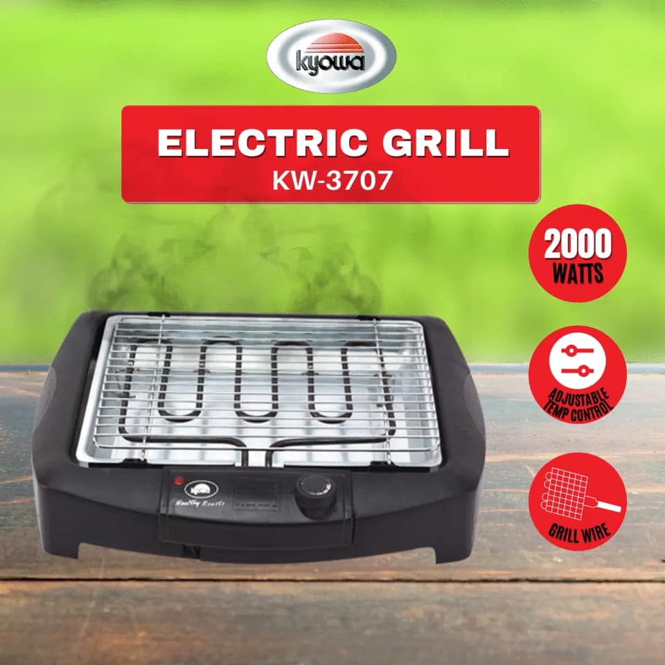 Kyowa Original Electric Griller with Stainless Steel Grill for Barbeque