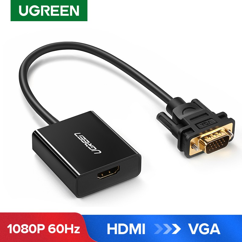 UGREEN HDMI To VGA Adapter Active HDMI Female To VGA Male Converter