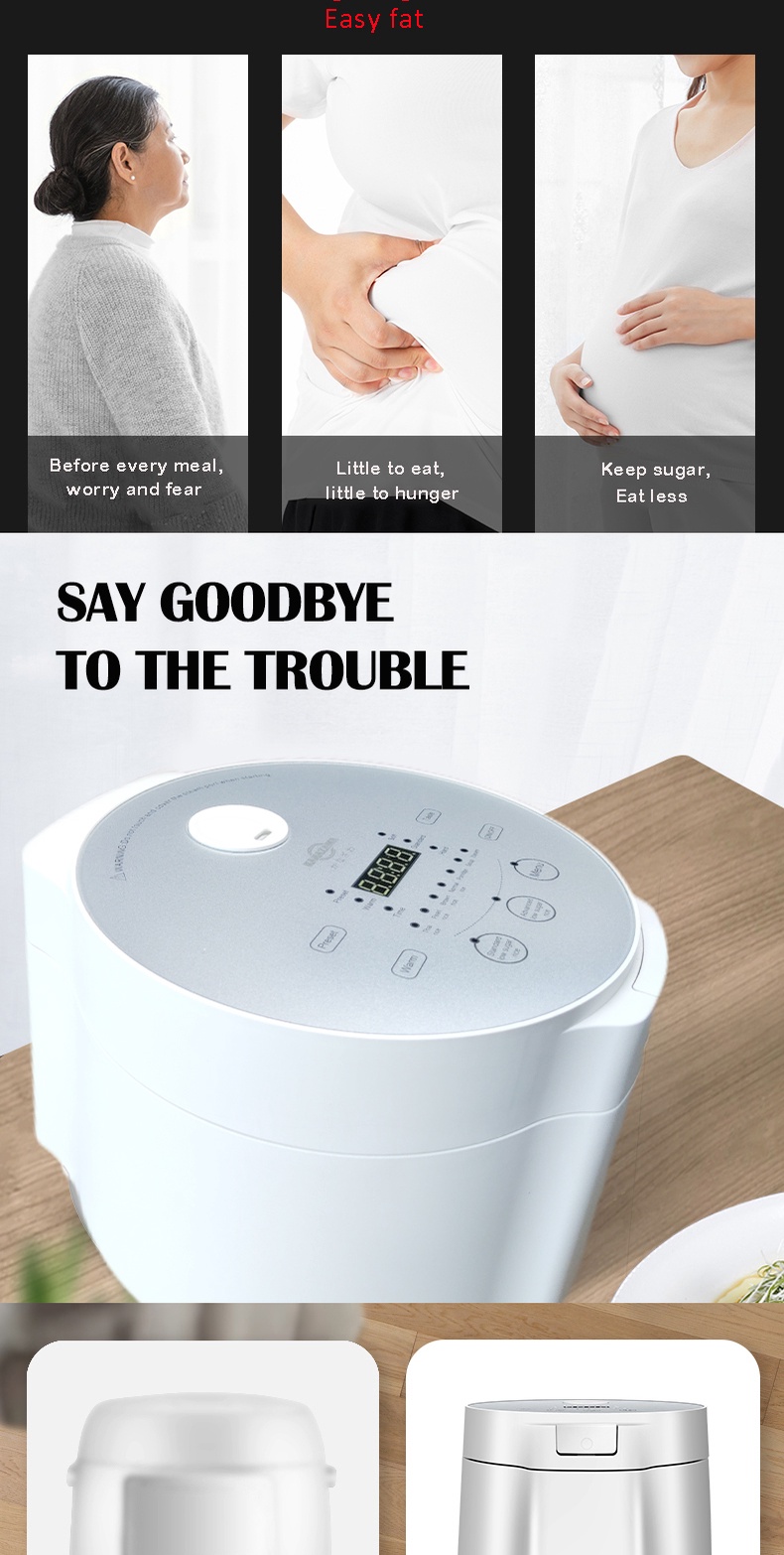 KANAZAWA Low Sugar Rice Cooker 5L Mulitfunctional English Touchscreen