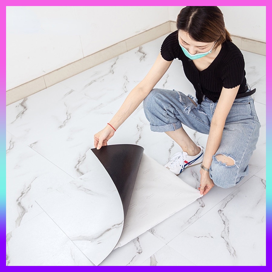 Vinyl Floor Stickers Self Adhesive Marble Wall Stickers Waterproof PVC