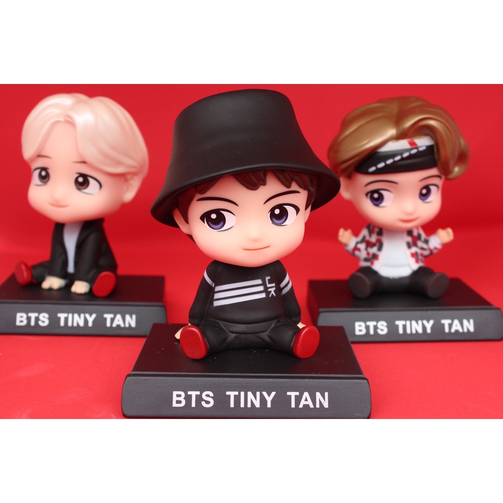 BTS Tiny Tan Bobblehead Action Figure Jungkook, V, Jimin Shopee