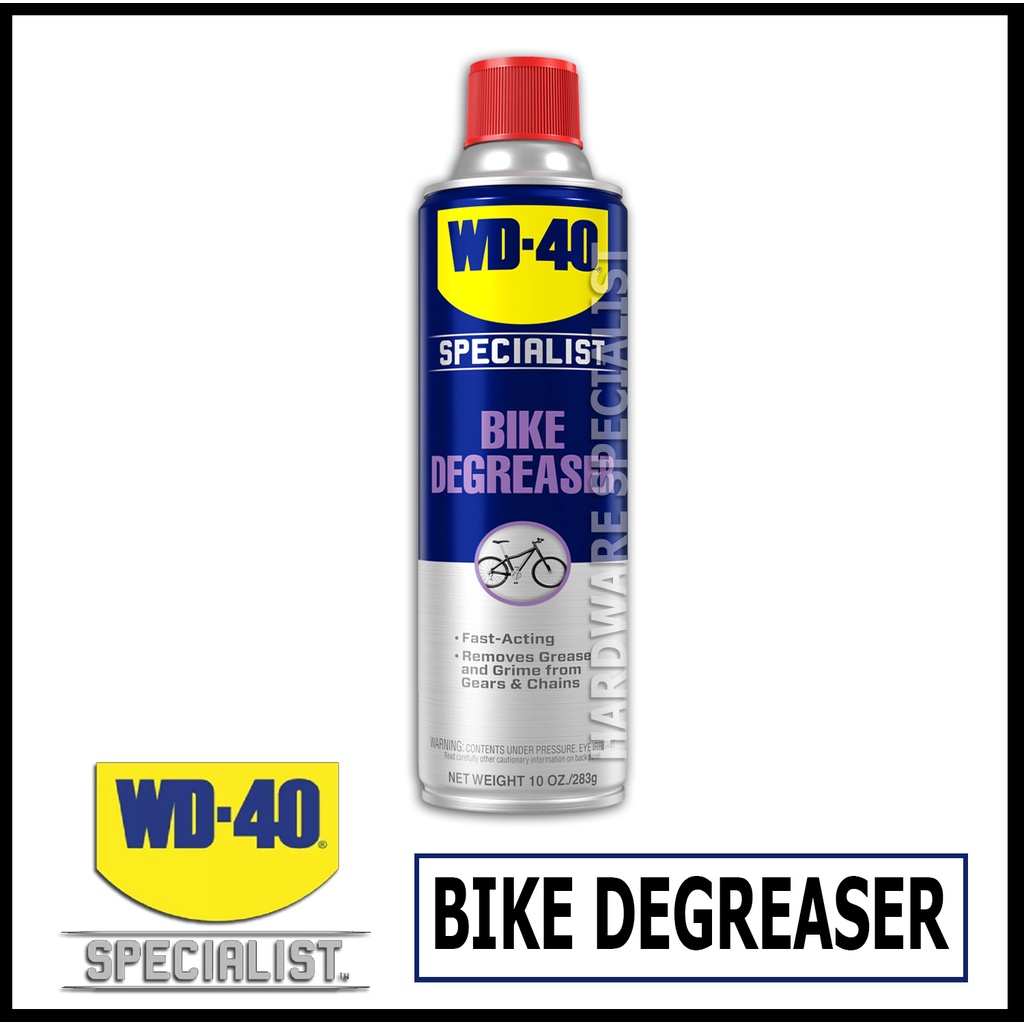 WD40 Specialist Bike Chain Cleaner & Degreaser WDBIKEDEG10 10oz WD