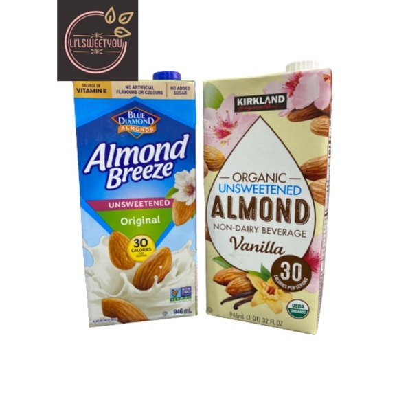 Almond milk unsweetened Kirkland Almond Breeze Shopee Philippines