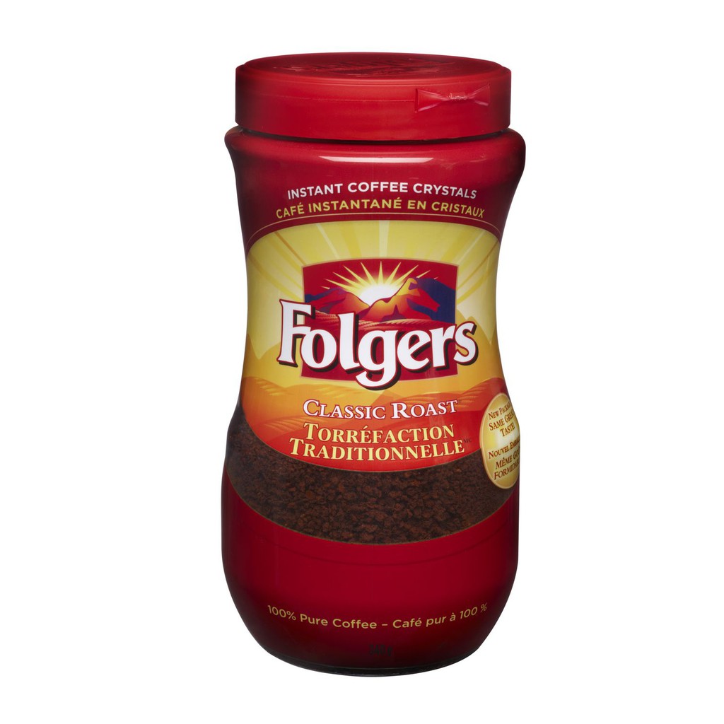 Folgers Classic Roast Instant Coffee Crystals 200g Canada Shopee