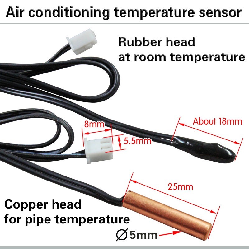 AZHANGJI Air conditioning temperature sensor 5K 10K 15K 20K 25k 50K